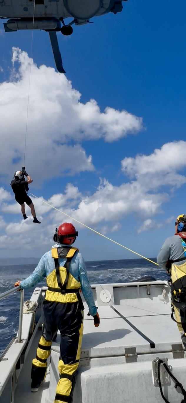 Aviation training operations on deck